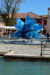 Massive glass sculpture on Murano