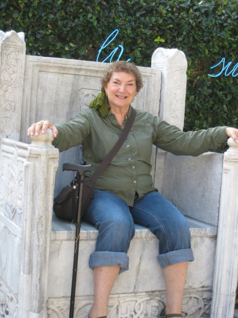 Mama on the Guggenheim throne