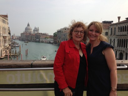 Mama & Me on the Accademia Bridge