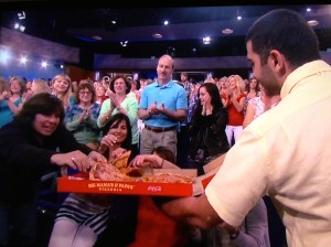 Nosy Parker family at Ellen taping
