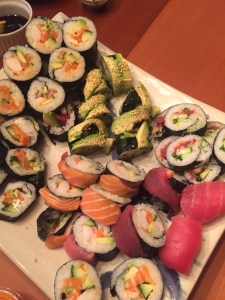homemade sushi