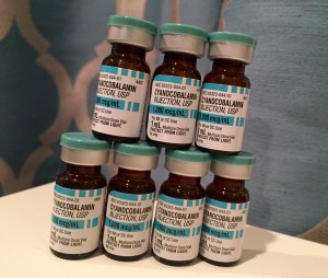 Week supply of Vitamin B12 injections