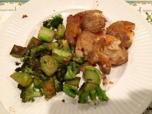 broccoli and potatoes