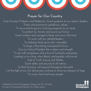 Prayer for Our Country - Central Synagogue