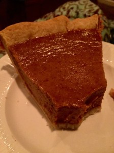 last of the pumpkin pie