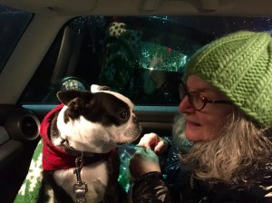 Mama and Paisley on the drive home