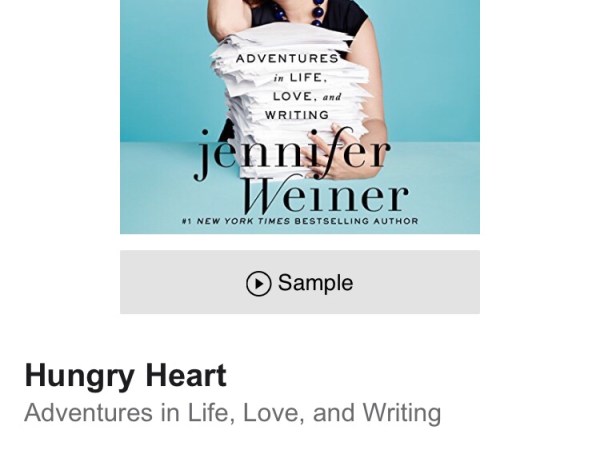 Listening to my&nbsp;book