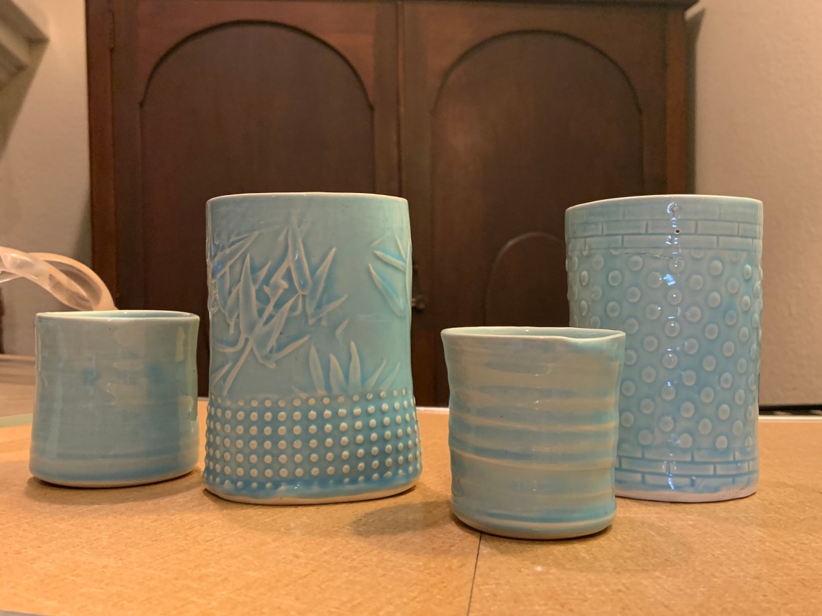 Pottery class creations