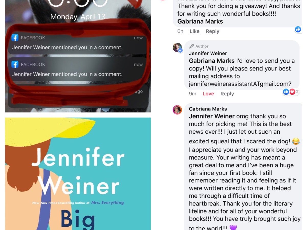 A mention from my favorite&nbsp;author